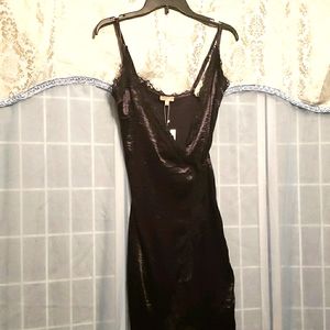 NWT SOLARIS STYLE WRAP SLIP DRESS LINGERIE SZ L